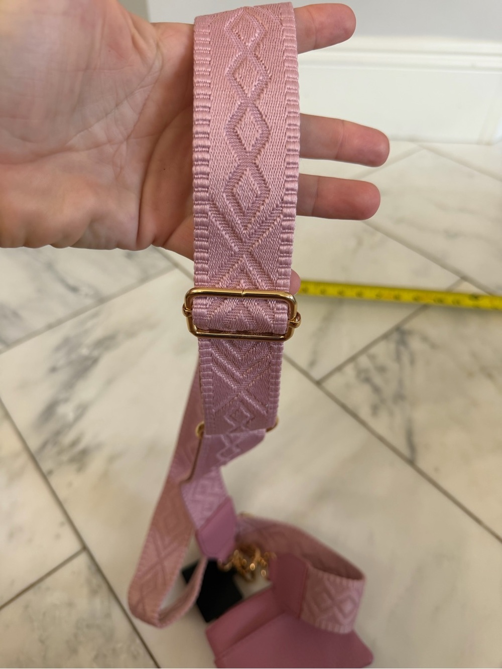 Save The Girls rose pink wallet and cell phone travel minimalist crossbody strap - Picture 4 of 5